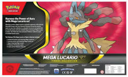 Mega Lucario EX Figure Collection Box Pokemon TCG Set New Sealed + Free Shipping - Image 2