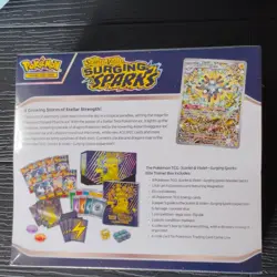 Pokemon Scarlet & Violet Surging Sparks Elite Trainer Box Promo Pikachu Magneton - Image 2