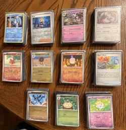 Pokemon TCG Lot Of 550 Holo/Reverse Holo Mega Evolutions And Scarlet/Violet Sets - Image 1
