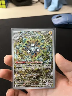 Pokemon TCG Magneton Scarlet & Violet 159 Holo Promo Near Mint Condition !! - Image 1