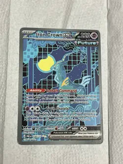 Pokemon Iron Crown ex 158/131 Sv: Prismatic Evolutions Holo - Image 3