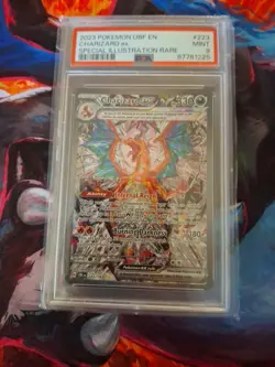 2023 Graded PSA 9.0 Charizard EX #223 Pokemon Obsidian Flames - Image 3