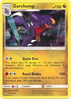 Garchomp (Cracked Ice Holo) 99/156 Holo R Deck Exclusives Pokemon LP - Image 1