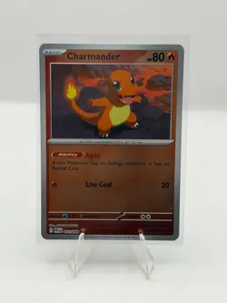 Charmander 011/094 Common Phantasmal Flames Pokemon Reverse Holo Near Mint - Image 1