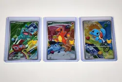 Pokemon First Partner Illustration Collection Series 1 Gen 1 Starters Set *MINT* - Image 1