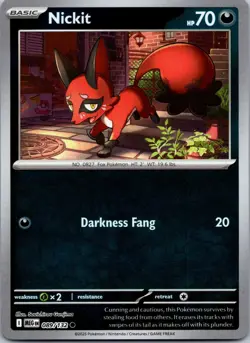 Nickit 089/132 Me01: Mega Evolution Reverse Holo - Image 1