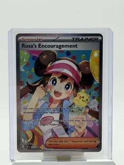 Pokemon Rosa's Encouragement 123/088 Full Art Perfect Order - Image 3