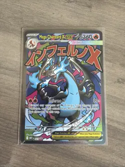 Pokemon TCG: Phantasmal Flames Mega Charizard X Ex UPC 023 Black Star Promo NM - Image 1