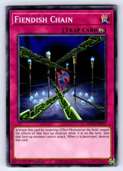 Fiendish Chain (Starfoil) Starfoil Rare Battle Pack: Epic Dawn BP01-EN105 LP - Image 1