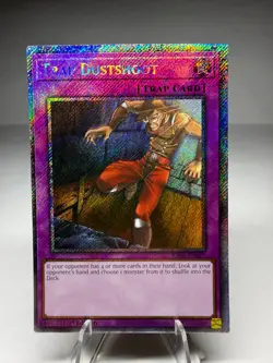 Trap Dustshoot RA05-EN077 Platinum Secret Rare Yu-Gi-Oh! Rarity Collection 5 - Image 1
