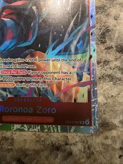 ONE PIECE TCG CCG EB04-007 SR OP15 RORONOA ZORO NM ENGLISH - Image 4