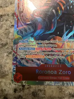 ONE PIECE TCG CCG EB04-007 SR OP15 RORONOA ZORO NM ENGLISH - Image 5