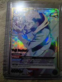 Union Arena Jujutsu Kaisen Yuji Itadori UE03BT/JJK-1-040 SR 2 Star Parallel - Image 1