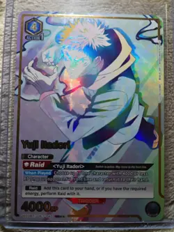 Union Arena Jujutsu Kaisen Yuji Itadori UE03BT/JJK-1-040 SR 2 Star Parallel - Image 2