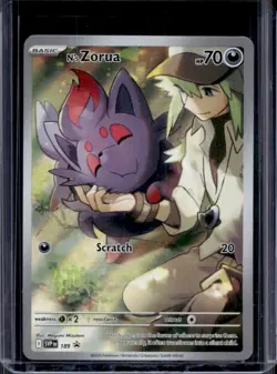 2023-25 Pokemon SV Black Star Promos N's Zorua #189 - Image 1