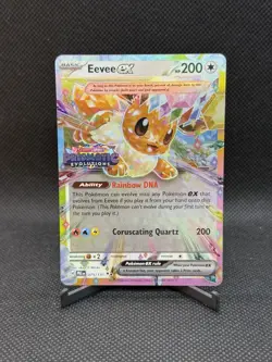 Pokemon TCG Eevee ex Stamped Promo Prismatic Evolutions 75/131 - Image 1