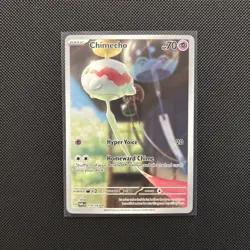Pokemon Twilight Masquerade Chimecho Illustration Rare 179/167 - Image 1