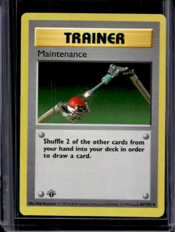 1999 Pokemon 1st Edition Maintenance #83/102 - Image 1
