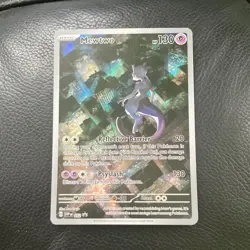 Pokemon Card TCG - Mewtwo SVP 052 Black Star Promo Scarlet & Violet 151 Promo NM - Image 1