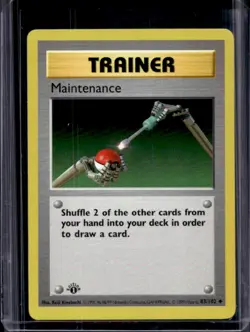 1999 Pokemon 1st Edition Maintenance #83/102 - Image 1