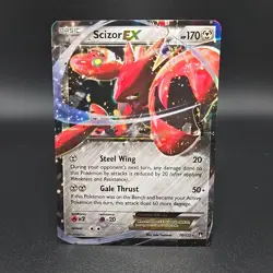 Scizor EX 76/122 Breakpoint Holo LP Pokemon TCG - Image 1