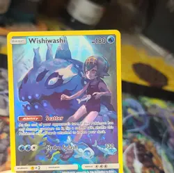 Pokemon Wishiwashi 240/236 Sm-Cosmic Eclipse Secret Rare Holo Full Art 180 HP - Image 2