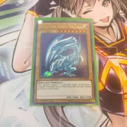 1X BLUE-EYES WHITE DRAGON V.3 LCKC-EN001 ULTRA 1ST NEAR MINT YUGIOH - Image 1