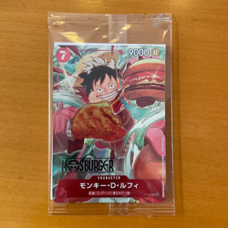 ONE PIECE Card Game x MOS BURGER Original Luffy Promo Card Japan - Image 1