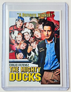 The Mighty Ducks Limited Edition Artist Signed Disney Classic Trading Card 6/10 - Image 1