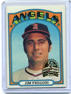 2021 Topps Heritage High Number 1972 Stamped Buyback Jim Fregosi #115 - Angels! - Image 1