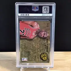 1992 Ultra Michael Jordan Award Winner Basketball Card #1 - PSA MINT 9 - Image 2