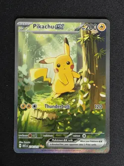 Pikachu ex 276/217-Ascended Heroes Pokemon TCG Special Illustration Rare Holo NM - Image 1