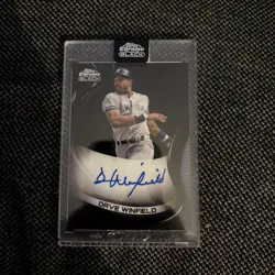 2022 Topps Chrome Black Auto - Dave Winfield - New York Yankees HOFer - Image 1