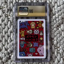 CGC 10 PRISTINE Squirtle Old Maid 2019 Japanese Red Back Pokemon Card - Image 2