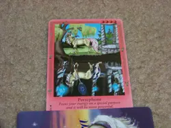 Bella Sara trading card - Persephone 24/55 - Ancient Lights - common card - Image 1