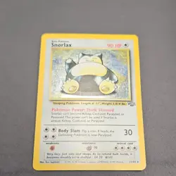 Pokemon Snorlax Jungle Holo Rare 11/64 Unlimited 1999 Card - Image 1