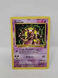 Pokemon TCG Mewtwo Wotc Promo Regular Promo 14/53 70 HP English 1999 Card - Image 1