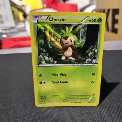 Chespin Pokemon TCG Kalos Starter Set Holo Card #3/39 - Image 1