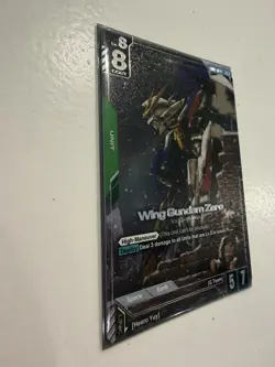 Wing Gundam Zero GD01-024 LR+ Alt Art GUNDAM TCG CARD ENGLISH NEWTYPE RISING - Image 3