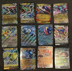 Lot Of 12 Jumbo Pokemon Trading Cards - Blastoise, Rayquaza, Greninja - Image 1