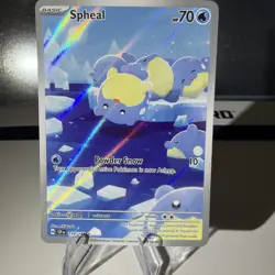 Pokemon Spheal TCG Illustration Rare Holo Card 199/191 S&V Surging Sparks Nm - Image 1