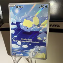 Pokemon Spheal TCG Illustration Rare Holo Card 199/191 S&V Surging Sparks Nm - Image 2