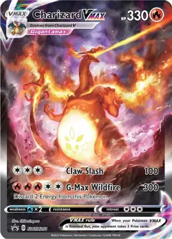 Pokemon Card - Charizard VMAX Sword & Shield Promo SWSH261 Holo - Image 1