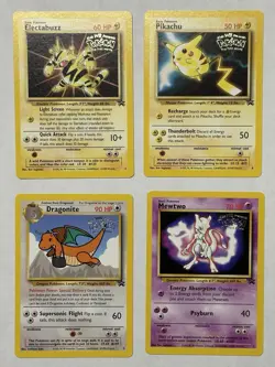 Pokemon 1st Movie WB Stamp Card Lot, #2,3,4,5, 1999 Pokemon TCG WoTC - Image 1