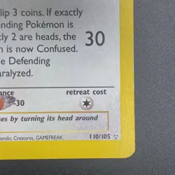 Shining Noctowl 110/105 Neo Destiny Secret Rare Pokemon Card LP - Image 4