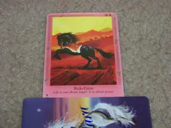 Bella Sara trading card - Bukefalos 5/55 - Ancient Lights - common card - Image 1