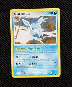 Glaceon 41/111 Rising Rivals Regular Pokemon Card 2009 LP - Image 1