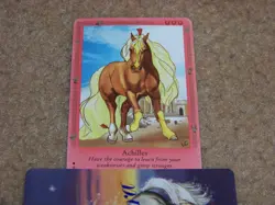Bella Sara trading card - Achilles 1/55 - Ancient Lights - common card - Image 1