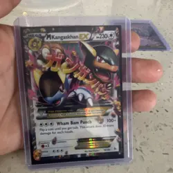 Pokemon M Kangaskhan EX Secret Rare 109/106 Flashfire Holo 230 HP Mega Card - Image 1