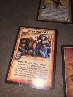 Warlord Saga Of The Storm 5 Card Lot THROW TYREN RUSKIN FAITH GIFT FROM ABOVE - Image 4